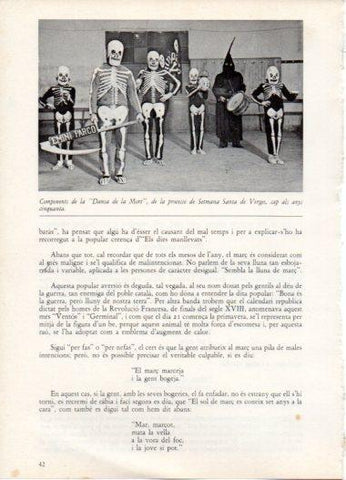 LAMINA V45784: Dansa de la Mort, Setmana Santa de Verges anys 50