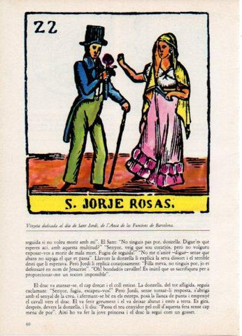 LAMINA V45793: Vinyeta de Sant Jordi de l'Auca de les Funcions de Barcelona