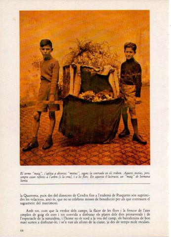 LAMINA V45795: Flors de un maig de Setmana Santa