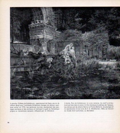 LAMINA V45604: Parc de de Schonbrunn, la ruine romaine