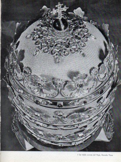 LAMINA V45608: La triple corona del Papa llamada Tiara