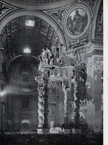 LAMINA V45612: Misa de medianoche en San Pedro 1949