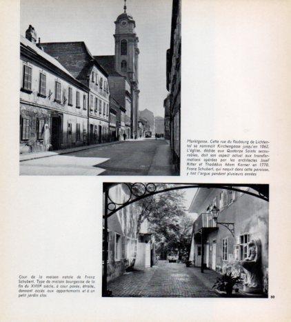 LAMINA V45598: Vienne. Marktgasse et Maison natale de F. Schubert