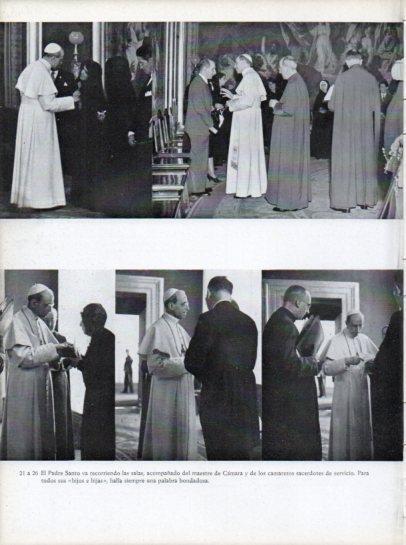 LAMINA V45616: Papa Pio XII, maestre de Camara y camareros sacerdotales