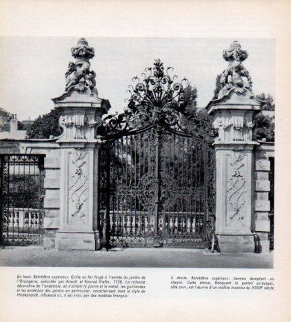 LAMINA V45596: Vienne. Palais Belvedere portail principal