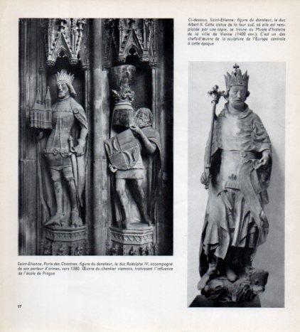 LAMINA V45567: Vienne. Figure le duc Rodolphe IV cathedrale Saint-Etienne