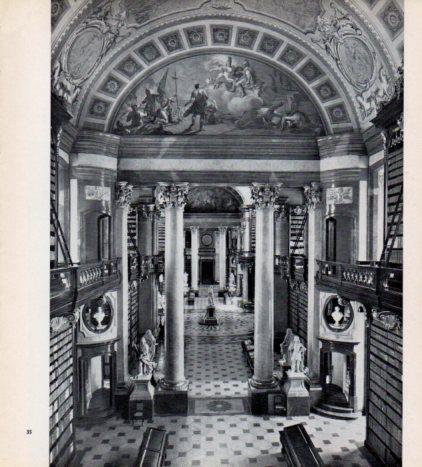 LAMINA V45576: Vienne. Hofbibliothek la grande salle