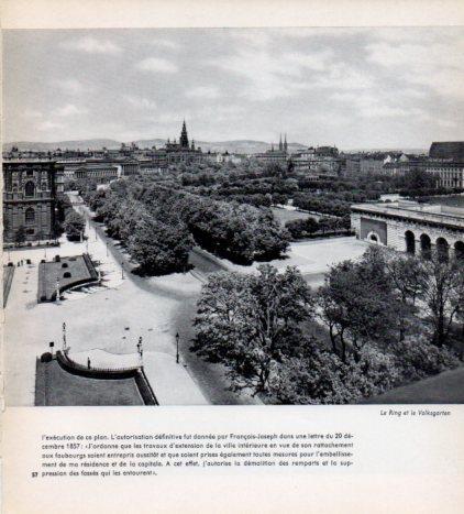 LAMINA V45587: Vienne. Le Ring et le Volksgarten