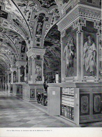 LAMINA V45677: Sala Sixtina, Biblioteca de Sixto V