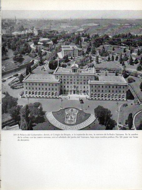 LAMINA V45696: Palacio del Gobernador en Ciudad de Vaticano vista aerea