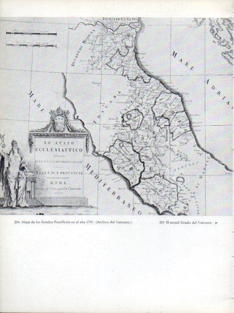 LAMINA V45693: Mapa de los Estados Pontificios en 1791
