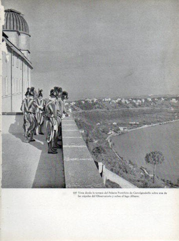 LAMINA V45690: Vista desde la terraza del Palacio de Castelgandolfo