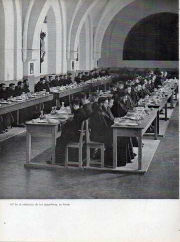 LAMINA V45666: Refectorio de los capuchinos en Roma