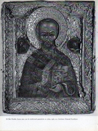 LAMINA V45644: San Nicolas icono ruso, Instituto Oriental Pontificio