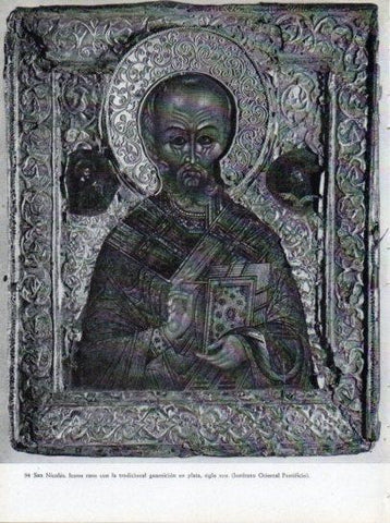 LAMINA V45644: San Nicolas icono ruso, Instituto Oriental Pontificio
