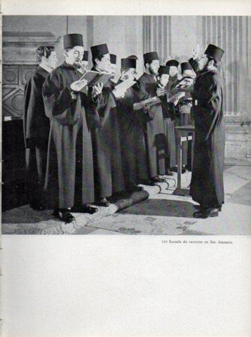 LAMINA V45652: Escuela de cantores en San Atanasio