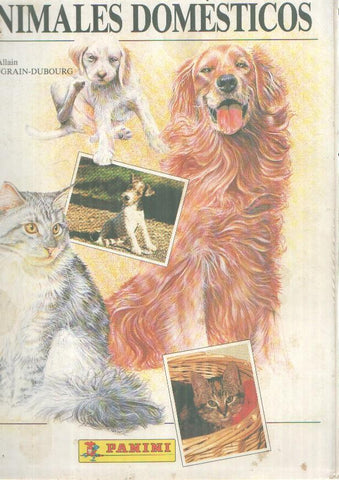 Album cromos: Animales domesticos (album incompleto)  (faltan 118 cromos)