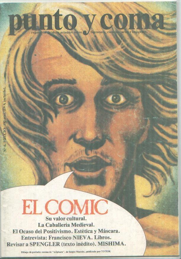 Revista PUNTO Y COMA numero 6: El comic, su valor cultural