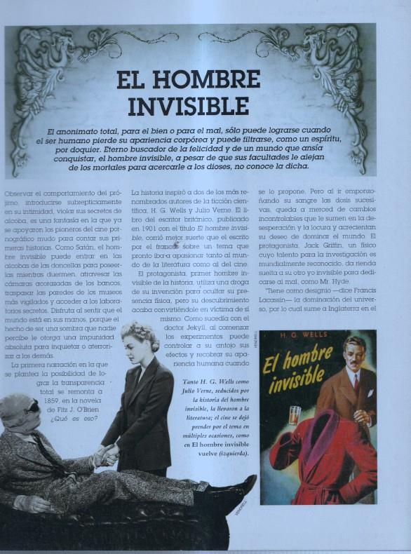 Fasciculo: El hombre invisible