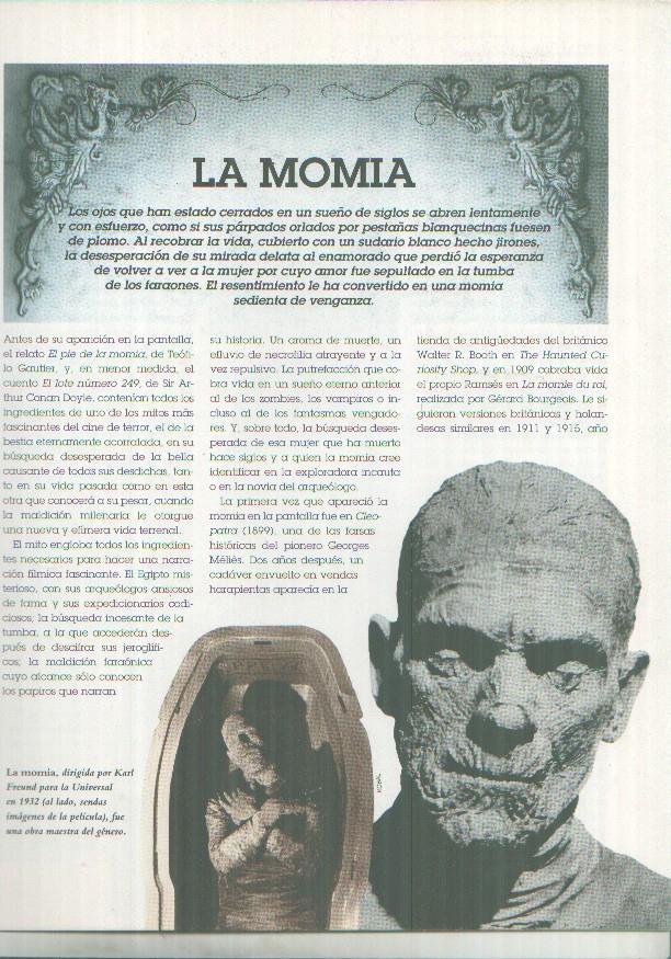 Fasciculo: La momia