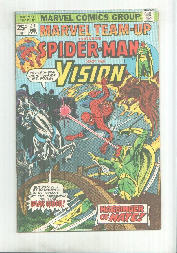 Marvel Comics: Marvel Team Up numero 42: Spiderman and The Vision