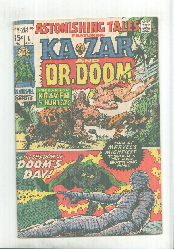 Marvel Comics: Astonishing Tales numero 1: Kazar and Dr. Doom