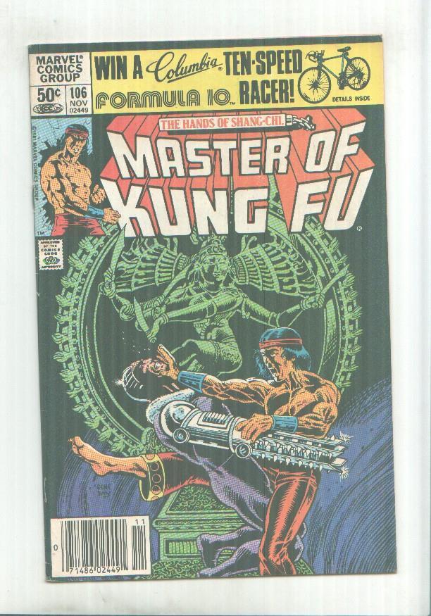 Marvel Comics: Master of Kung Fu numero 106