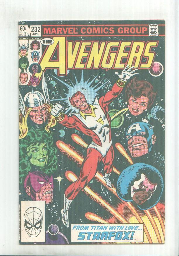 Marvel Comics: The Avengers numero 232