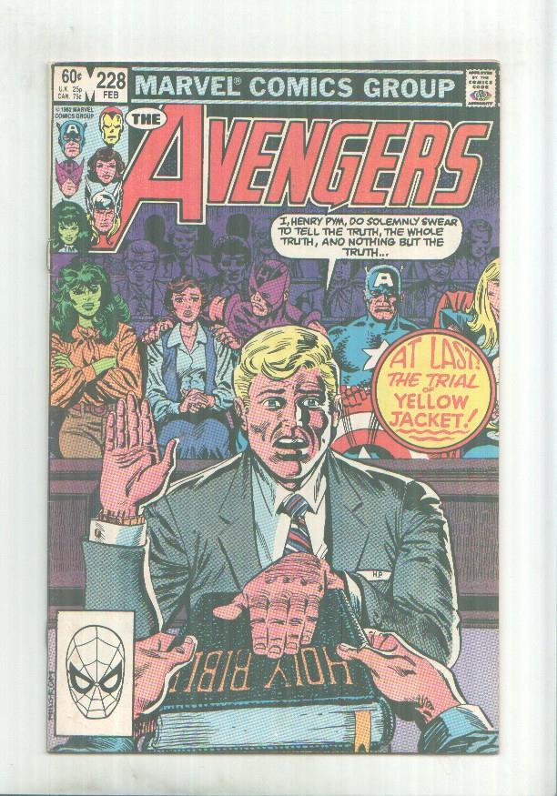 Marvel Comics: The Avengers numero 228