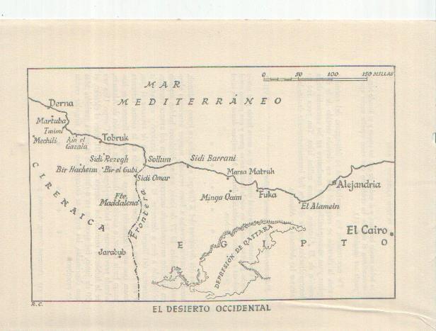 Lamina C-3: Mapa de el desierto occidental