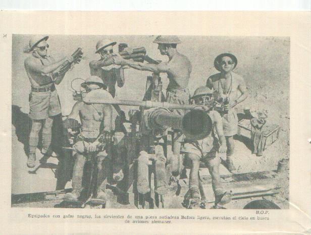 Lamina C-4: fotos armamento y guarnicion militar inglesa en Africa