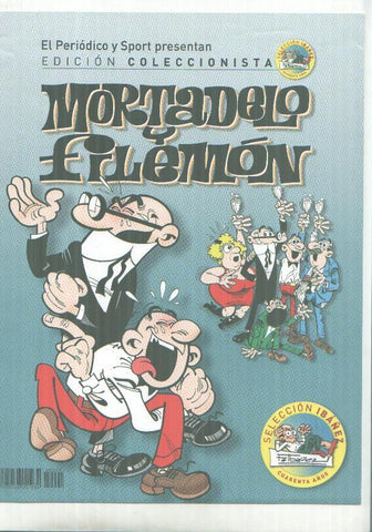 Propaganda editorial coleccionable Mortadelo y Filemon