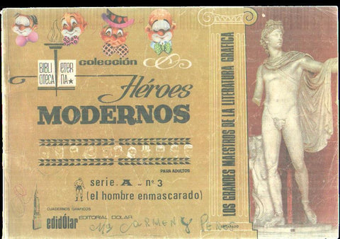 Biblioteca Eterna: Heroes Modernos seria A numero 3: El hombre enmascarado