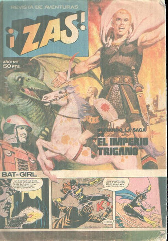 Revista de Aventuras ZAS numero 1: El imperio Trigano (numerado 2 en trasera)