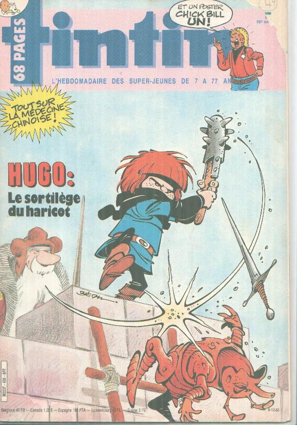 Tintin numero 430: revista francesa de comics