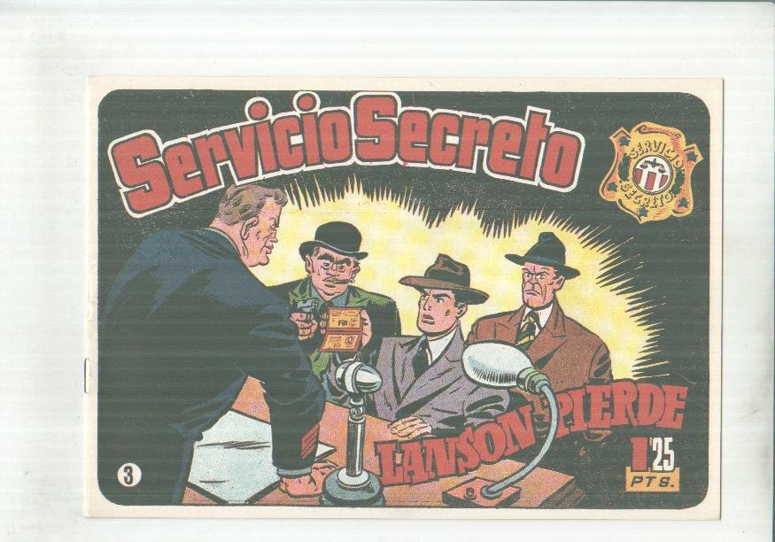 Facsimil: Servicio secreto numero 03: Lanson pierde