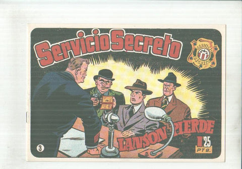Facsimil: Servicio secreto numero 03: Lanson pierde