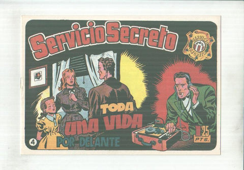 Facsimil: Servicio secreto numero 04: Toda una vida por delante
