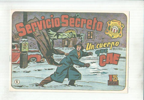 Facsimil: Servicio secreto numero 06: Un cuerpo que cae