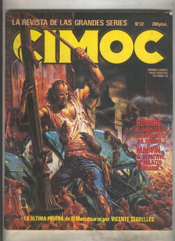 Cimoc revista numero 032: hombre de Jose Ortiz