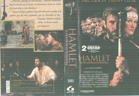 caratula pelicula HAMLET el honor de la venganza