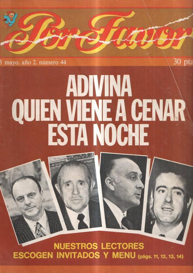 Por favor numero 44, mayo 1975: Los cinturones de seguridad- Las feministas-