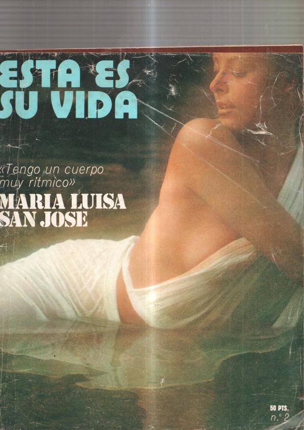 Esta es su vida numero 02, 1976: Maria Luisa San jose
