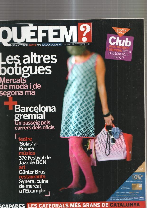 QueFem ? octubre 2005: Les altres botigues, mercats de moda i de segona ma- 