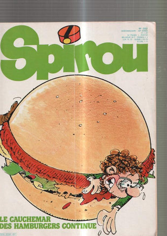 Spirou numero 2337, 1983: Le Cachemar des hamburgers continue- Germain et-