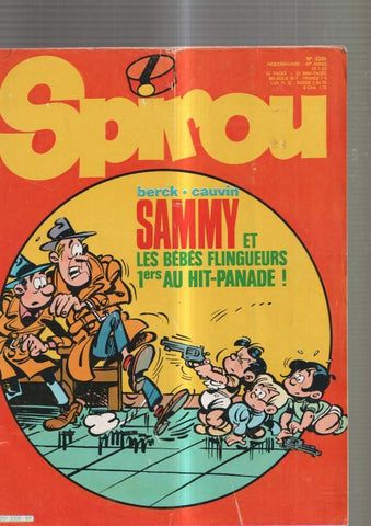 Spirou numero 2335, 1983: Beck Cauvin, Sammy et les bebes flingueurs 1 ers au