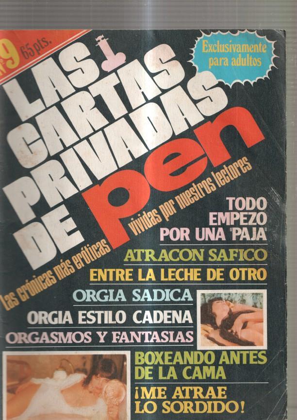 Las cartas privadas de PEN numero  009 valor 65 ptas.