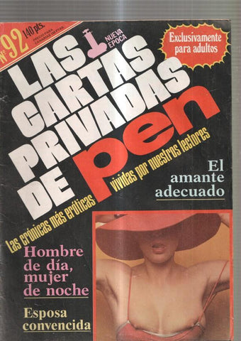 Las cartas privadas de PEN numero 092. Esposa convencida
