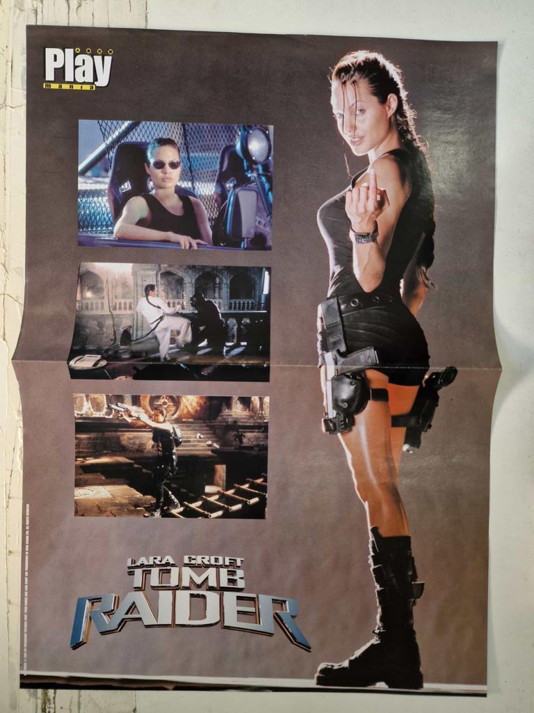 Poster doble: Lara Croft / Angelina Jolie (modelo 3)