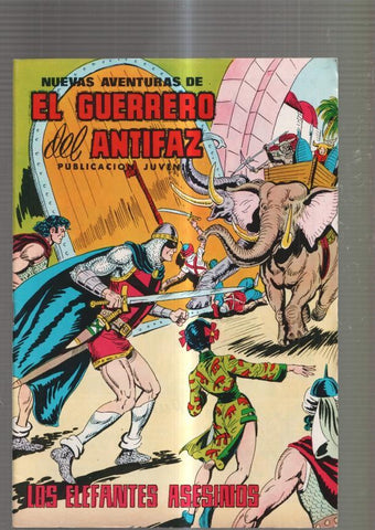 Nuevas aventuras de El Guerrero del Antifaz numero 097: Los elefantes asesinos